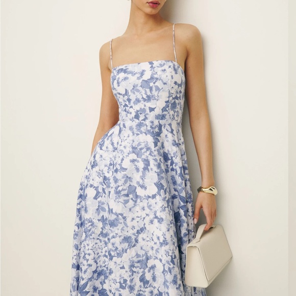 Reformation Monet Linen Dress - Picture 4 of 6